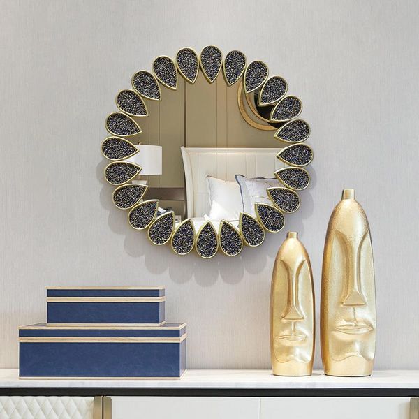 decorative objects & figurines creative home art mirror living room light luxury wall pendant tv background circular hanging
decorative objects & figurines creative home art mirror living room light luxury wall pendant tv background circular hanging