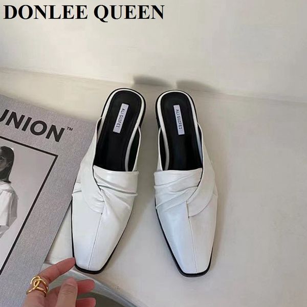 2021 spring shoes women slippers low heel square toe mule elegant pleated slide outdoor flip flops brand sandal zapatillas mujer, Black
2021 spring shoes women slippers low heel square toe mule elegant pleated slide outdoor flip flops brand sandal zapatillas mujer, Black