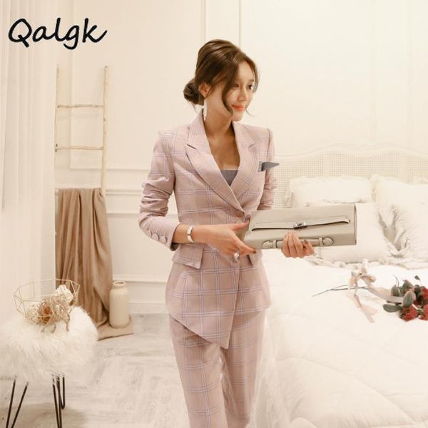 women's suits & blazers 2021 set temperament fashion striped west slim pants two sets of professional casual overalls clothing, White;black
women's suits & blazers 2021 set temperament fashion striped west slim pants two sets of professional casual overalls clothing, White;black