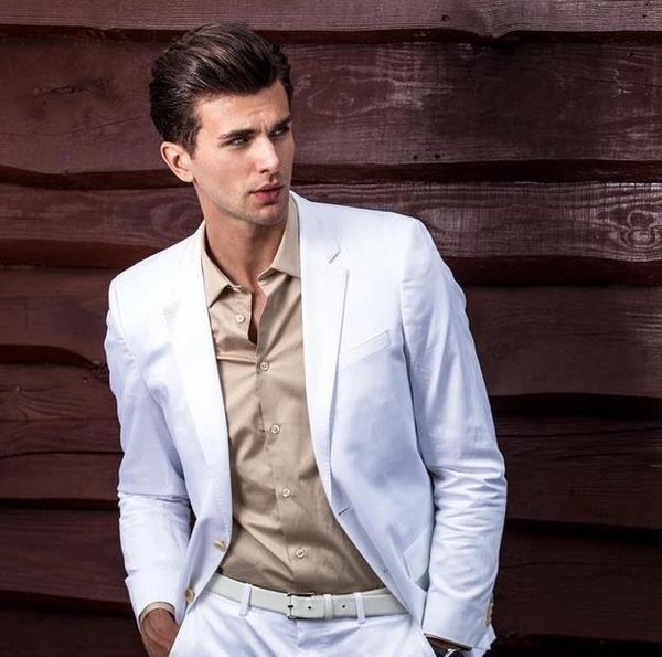 men's suits & blazers white men summer suit slim fit 2 pieces tuxedos for party prom wedding mens terno masculino (jacket+pants+tie), White;black
men's suits & blazers white men summer suit slim fit 2 pieces tuxedos for party prom wedding mens terno masculino (jacket+pants+tie), White;black