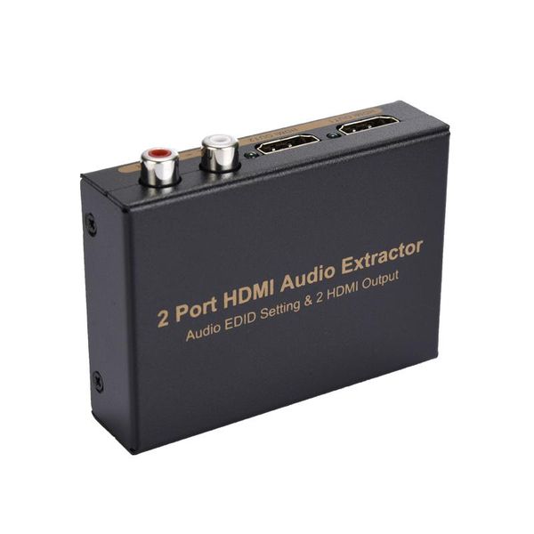 audio cables & connectors 1x2 hd1080p extractor 2 port edid setting splitter output with power adapter
audio cables & connectors 1x2 hd1080p extractor 2 port edid setting splitter output with power adapter
