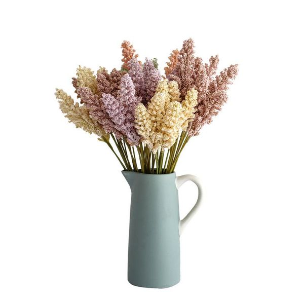 decorative flowers & wreaths 12pcs artificial wheat ear flower lavender pampas fake for wedding party home decor diy craft scrapbook bouquet
decorative flowers & wreaths 12pcs artificial wheat ear flower lavender pampas fake for wedding party home decor diy craft scrapbook bouquet