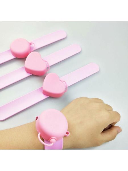 storage bottles & jars round heart hand sanitizer dispenser travel portable silicone slap ring bracelet wristband watch strap refillable wea
storage bottles & jars round heart hand sanitizer dispenser travel portable silicone slap ring bracelet wristband watch strap refillable wea