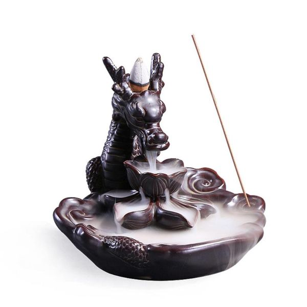 1pc back flow incense burner large size ceramic aroma burner creative dragon smoke censer decor chic household incense cr
1pc back flow incense burner large size ceramic aroma burner creative dragon smoke censer decor chic household incense cr