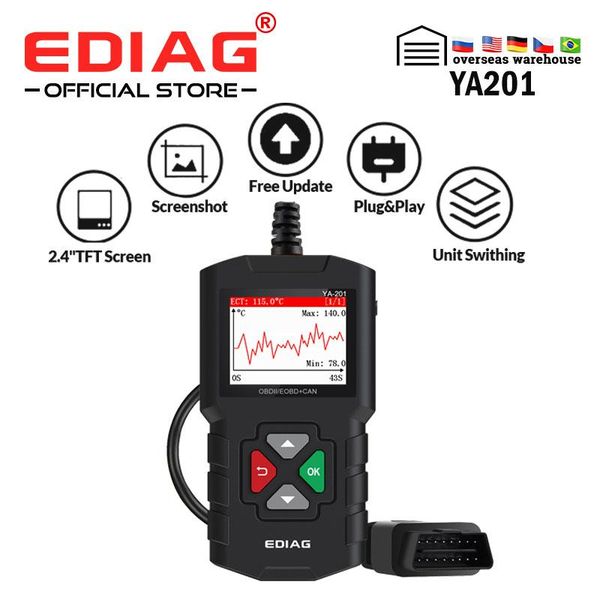 code readers & scan tools ediag ya 201 reader car diagnostic tool full obd2 scanner check engine light vehicle o2 sensor live data pk as500
code readers & scan tools ediag ya 201 reader car diagnostic tool full obd2 scanner check engine light vehicle o2 sensor live data pk as500