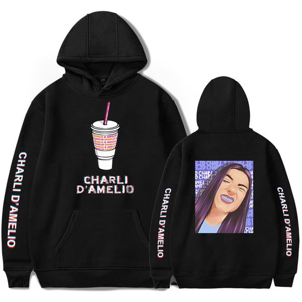 women hoodie charli d'amelio hoodies streetwear sweatshirts autumn winter fashion hooded girls iced coffee printed hoody clothing, Black
women hoodie charli d'amelio hoodies streetwear sweatshirts autumn winter fashion hooded girls iced coffee printed hoody clothing, Black