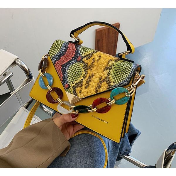 waist bags 5 color women pu leather contrast snake print designer handbags shoulder ladies fashion chain bags(yellow, khaki, blue, black, p
waist bags 5 color women pu leather contrast snake print designer handbags shoulder ladies fashion chain bags(yellow, khaki, blue, black, p