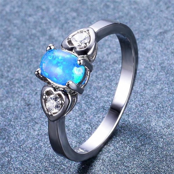 wedding rings white round zircon love heart ring blue opal oval stone engagement trendy silver color thin for women jewelry, Slivery;golden
wedding rings white round zircon love heart ring blue opal oval stone engagement trendy silver color thin for women jewelry, Slivery;golden