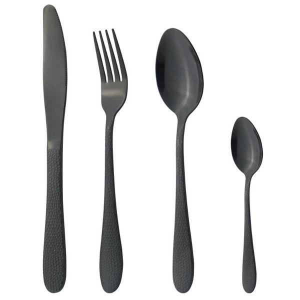 flatware sets black western dinnerware set knife fork coffee spoon tableware stainless steel cutlery kitchen party silverware
flatware sets black western dinnerware set knife fork coffee spoon tableware stainless steel cutlery kitchen party silverware