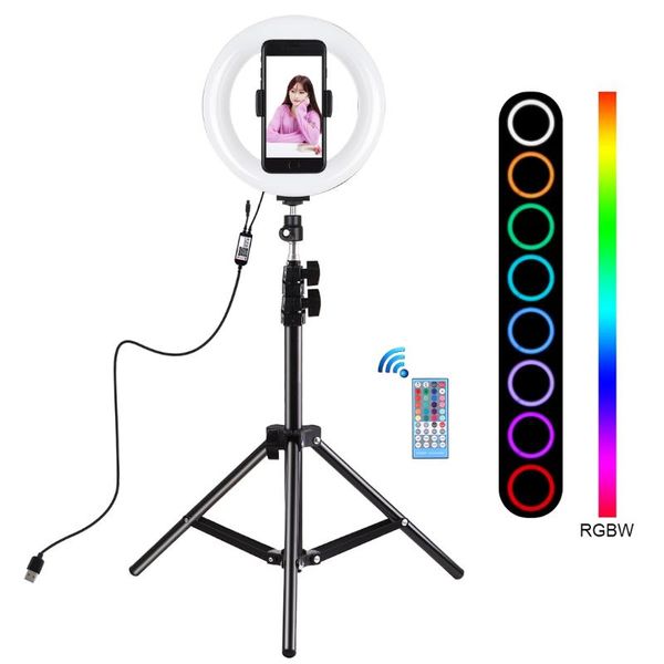 flash heads fill light 7.9 inch 20cm rgb/led selfie ring lamp with 1.1m phone stand button type remote control
flash heads fill light 7.9 inch 20cm rgb/led selfie ring lamp with 1.1m phone stand button type remote control