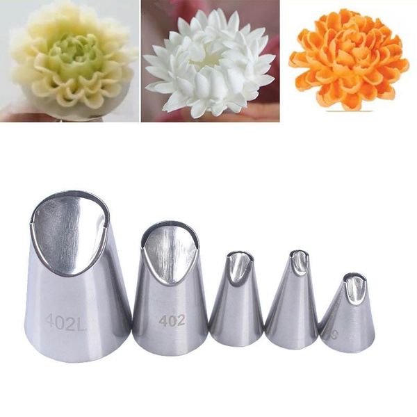 baking & pastry tools portable cake decorating accessories stainless steel tips durable icing piping nozzles 5pcs
baking & pastry tools portable cake decorating accessories stainless steel tips durable icing piping nozzles 5pcs