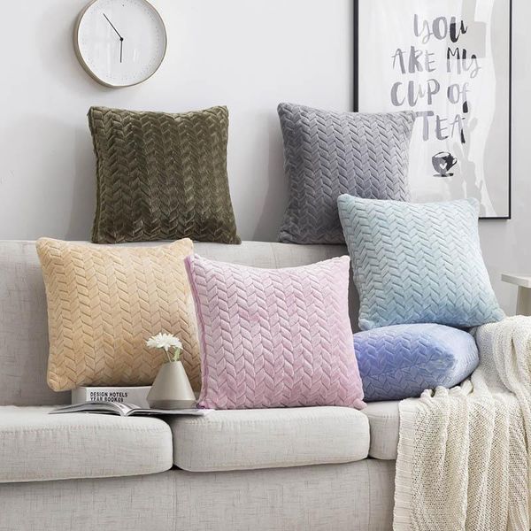 pillow case 1pcs pure color decorative throw square shape cushion cover for sofa home decor plush 45x45cm
pillow case 1pcs pure color decorative throw square shape cushion cover for sofa home decor plush 45x45cm