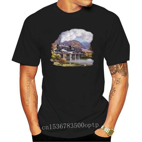 men's t-shirts 2021 fashion cotton tee shirt horse train and bridge t-shirt, White;black
men's t-shirts 2021 fashion cotton tee shirt horse train and bridge t-shirt, White;black