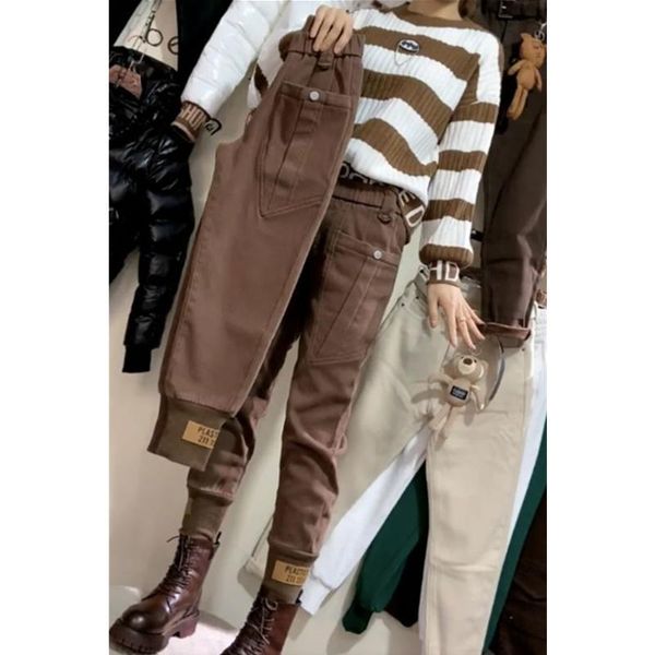 women's pants & capris plus velvet thickened autumn winter harlan women sports equestrian cargo trousers outer wear motorcycle, Black;white
women's pants & capris plus velvet thickened autumn winter harlan women sports equestrian cargo trousers outer wear motorcycle, Black;white