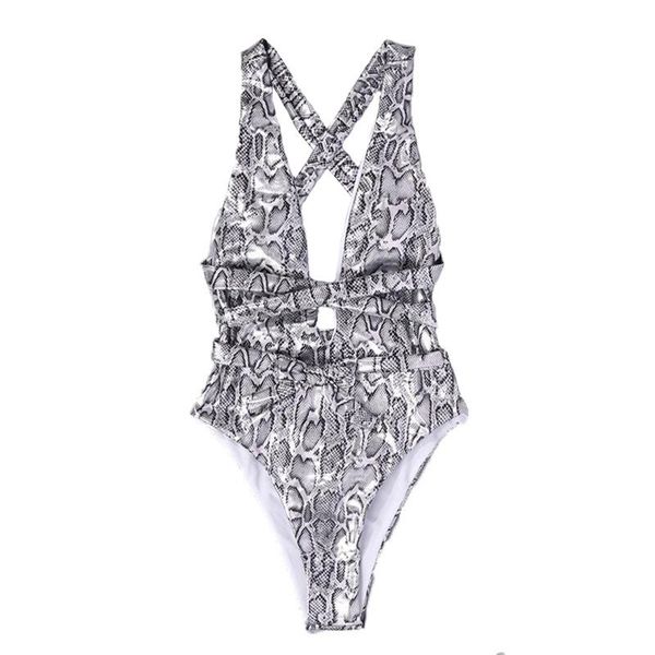 women's swimwear swimsuit, floral serpentine printed tight fitting jumpsuit swim wear for female, White;black
women's swimwear swimsuit, floral serpentine printed tight fitting jumpsuit swim wear for female, White;black