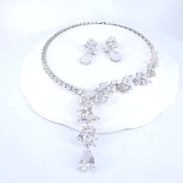 earrings & necklace 2021 fashion vintage crystal flowers earring set wedding party birthday banquet jewelry, Silver
earrings & necklace 2021 fashion vintage crystal flowers earring set wedding party birthday banquet jewelry, Silver
