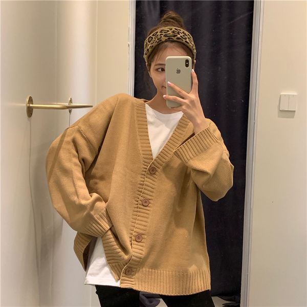 2021 autumn new casual all-match v-neck cardigan button thick knitted jacket sweater women a4y4, White;black
2021 autumn new casual all-match v-neck cardigan button thick knitted jacket sweater women a4y4, White;black