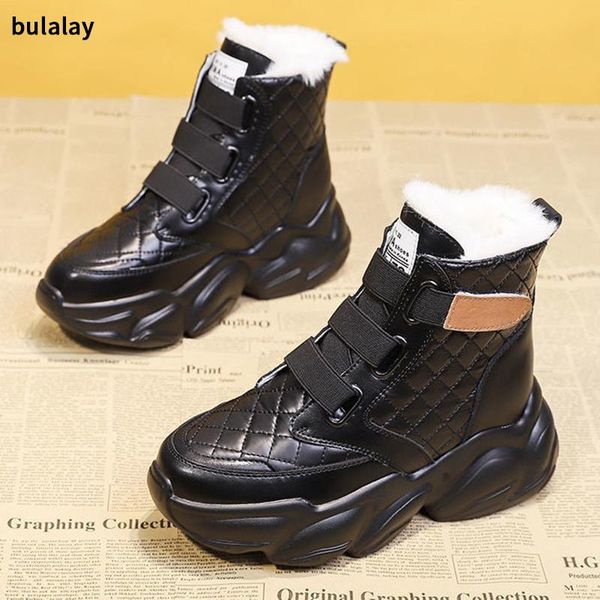 boots aphixta warm waterproof platform shoes woman ankle height increasing thick sole hook & loop women big size, Black
boots aphixta warm waterproof platform shoes woman ankle height increasing thick sole hook & loop women big size, Black