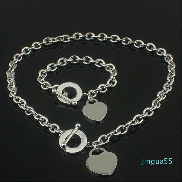 fashion christmas gift 925 silver love necklace+bracelet set wedding statement jewelry heart pendant necklaces bangle sets 2 in 1
fashion christmas gift 925 silver love necklace+bracelet set wedding statement jewelry heart pendant necklaces bangle sets 2 in 1
