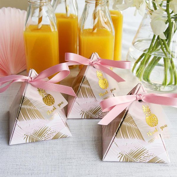 gift wrap 50/100pcs triangular pyramid style leaf candy box wedding festival party favors supplies with thanks card ribbons paper
gift wrap 50/100pcs triangular pyramid style leaf candy box wedding festival party favors supplies with thanks card ribbons paper