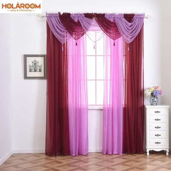 1pc solid color new sheer tulle for modern living room transparent tulle curtains window for the bedroom decoration curtains 
1pc solid color new sheer tulle for modern living room transparent tulle curtains window for the bedroom decoration curtains