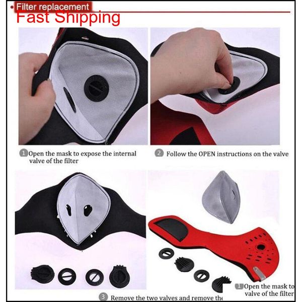 activated carbon sports mask dust-proof half face mask cover pm2.5 filter two exhale valves anti-pollution dustpro qylvnz new_dhbest, Silver
activated carbon sports mask dust-proof half face mask cover pm2.5 filter two exhale valves anti-pollution dustpro qylvnz new_dhbest, Silver