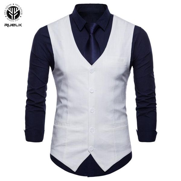 men's vests ruelk 2021 spring and autumn fashion brand suit vest jacket casual sleeveless slim large size colorful m-4xl, Black;white
men's vests ruelk 2021 spring and autumn fashion brand suit vest jacket casual sleeveless slim large size colorful m-4xl, Black;white