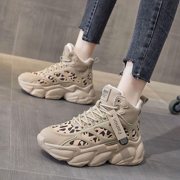boots brand women sneakers shoes casual platform keep warm breathable thick sole tenis high chunky drop, Black 
boots brand women sneakers shoes casual platform keep warm breathable thick sole tenis high chunky drop, Black