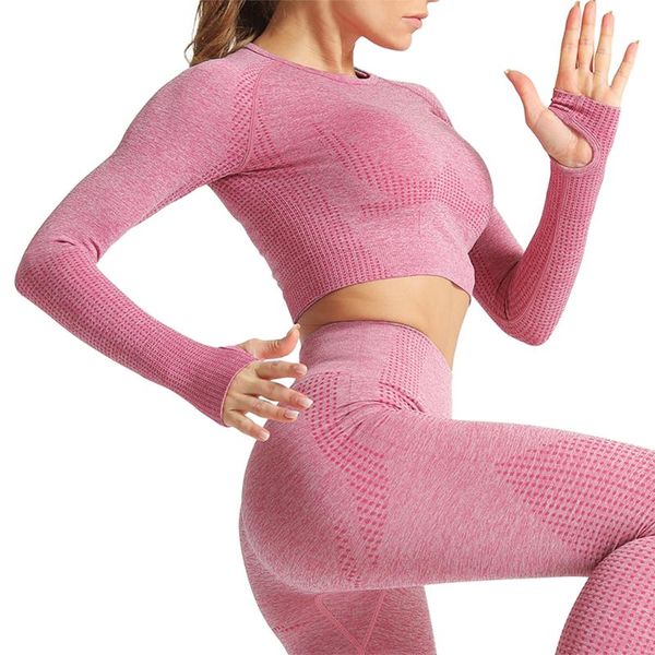 yoga outfit kiwi rata women's gym crop compression workout athletic seamless long sleeve sport shirts
yoga outfit kiwi rata women's gym crop compression workout athletic seamless long sleeve sport shirts
