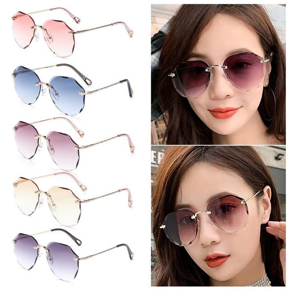 sunglasses 1pc oversized rimless women fashion frameless diamond cutting lens female uv400 protection eyewear, White;black
sunglasses 1pc oversized rimless women fashion frameless diamond cutting lens female uv400 protection eyewear, White;black