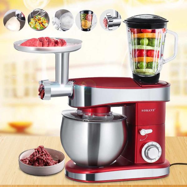 food mixers 6.5l stand mixer blender meat grinder chopper 5 in 1 machine with stainless steel bowl,egg cream cake bread fruit
food mixers 6.5l stand mixer blender meat grinder chopper 5 in 1 machine with stainless steel bowl,egg cream cake bread fruit