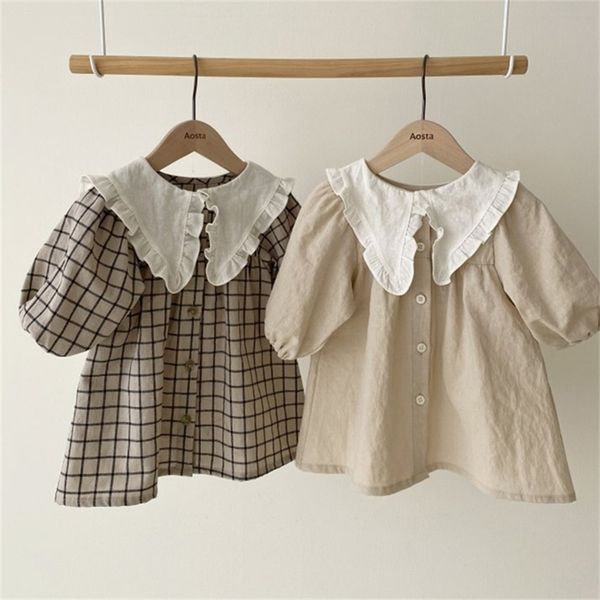 spring baby girls princess dress for children clothing kids plaid long sleeve dresses korean infant party clothes 210922, Blue
spring baby girls princess dress for children clothing kids plaid long sleeve dresses korean infant party clothes 210922, Blue