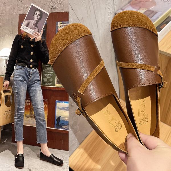 dress shoes spring and autumn unique models genuine leather shoes of plutonium women's retro soft anti-slip casual mother qlci, Black
dress shoes spring and autumn unique models genuine leather shoes of plutonium women's retro soft anti-slip casual mother qlci, Black
