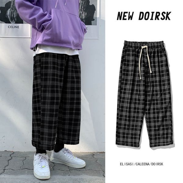2021 new autumn winter thickened corduroy men's fashion casual retro plaid streetwear hip-hop straight wide-leg pants men jtqv, Black
2021 new autumn winter thickened corduroy men's fashion casual retro plaid streetwear hip-hop straight wide-leg pants men jtqv, Black
