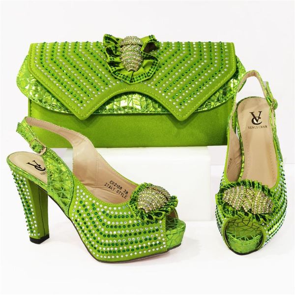 dress shoes green african women and bag set ladies high heels sandals matching with handbag pumps for party cr2108 height 11cm, Black
dress shoes green african women and bag set ladies high heels sandals matching with handbag pumps for party cr2108 height 11cm, Black