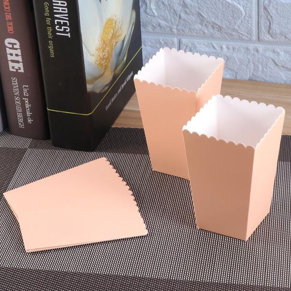 8pcs disposable paper popcorn boxes folding snack container exterior in for birthday party gift wrap
8pcs disposable paper popcorn boxes folding snack container exterior in for birthday party gift wrap