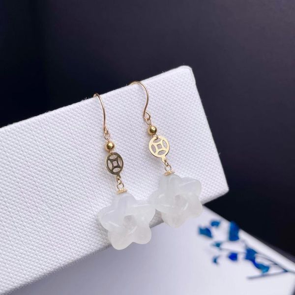 dangle & chandelier shilovem 18k yellow gold real natural white jasper drop earrings classic fine jewelry women wedding gift 13mm myme131358, Silver
dangle & chandelier shilovem 18k yellow gold real natural white jasper drop earrings classic fine jewelry women wedding gift 13mm myme131358, Silver