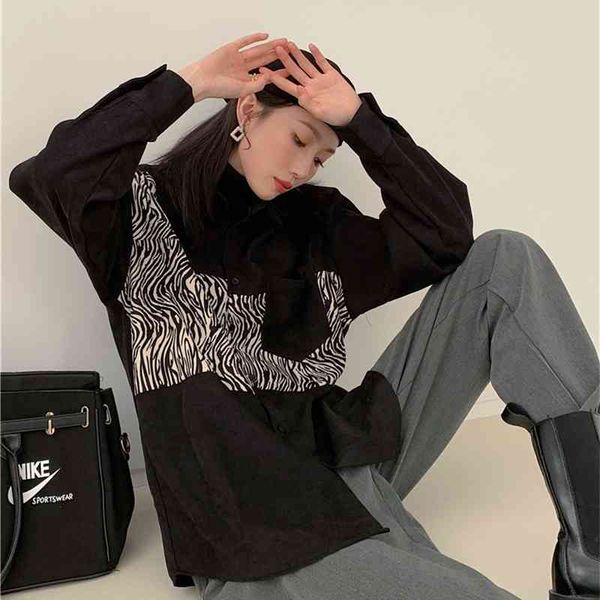 women's two piece pants streetwear fashion patchwork zebra print oversized shirt women button up long sleeve blouse clothing x, White
women's two piece pants streetwear fashion patchwork zebra print oversized shirt women button up long sleeve blouse clothing x, White