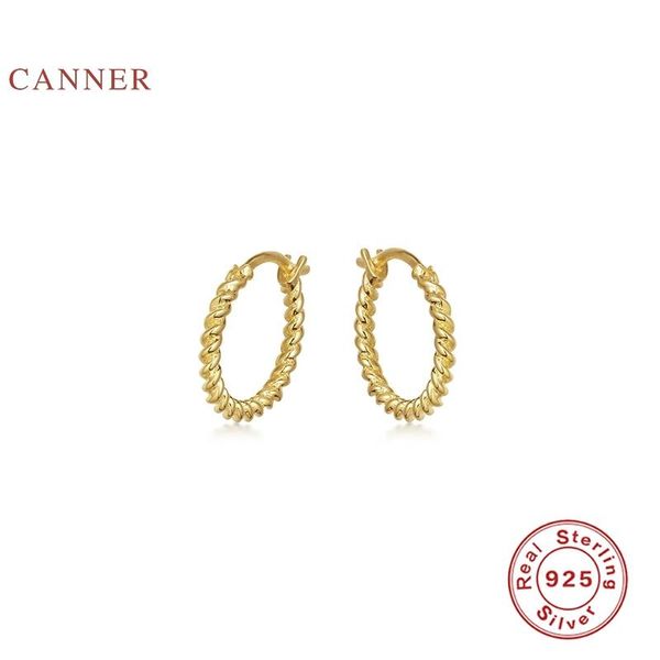 canner ins style simple versatile earrings for women 100% real 925 sterling silver earrings hoops korean fine jewelry pendientes, Golden;silver
canner ins style simple versatile earrings for women 100% real 925 sterling silver earrings hoops korean fine jewelry pendientes, Golden;silver