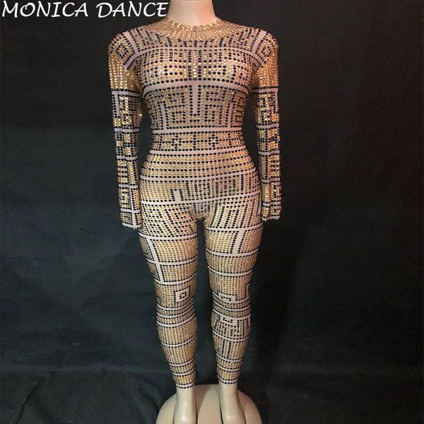 women's jumpsuits & rompers women sparkly black gold stones jumpsuit mesh see through rhinestones bodysuit stage birthday dance wear, Black;white
women's jumpsuits & rompers women sparkly black gold stones jumpsuit mesh see through rhinestones bodysuit stage birthday dance wear, Black;white