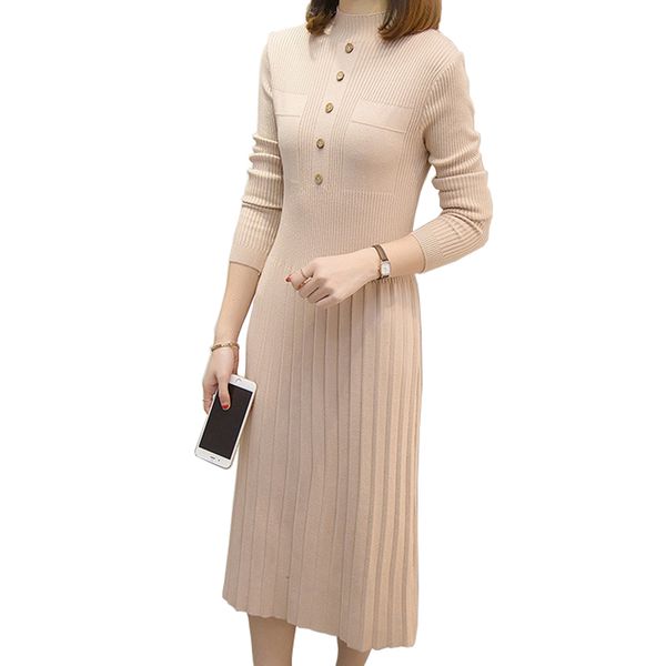 2021 new elegant autumn winter thick warm sweater women turtleneck casual pleated knee length a line soft rib knitted c113 ihm1, Black;gray
2021 new elegant autumn winter thick warm sweater women turtleneck casual pleated knee length a line soft rib knitted c113 ihm1, Black;gray