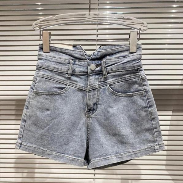 women's shorts arrivals personality metal buttons belt high waist denim women streetwear s651, White;black
women's shorts arrivals personality metal buttons belt high waist denim women streetwear s651, White;black