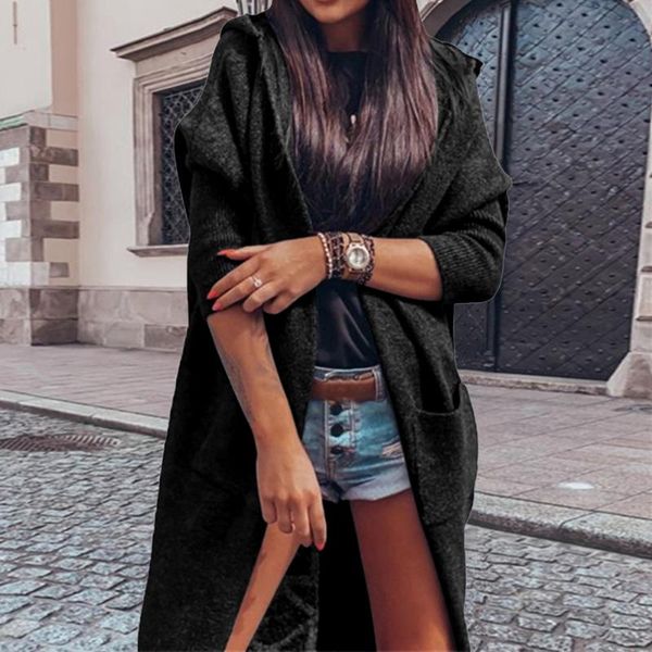 running jackets casual long sweater cardigan women vintage loose coat autumn knitted korean hooded oversized jumper streetwear, Black;red
running jackets casual long sweater cardigan women vintage loose coat autumn knitted korean hooded oversized jumper streetwear, Black;red