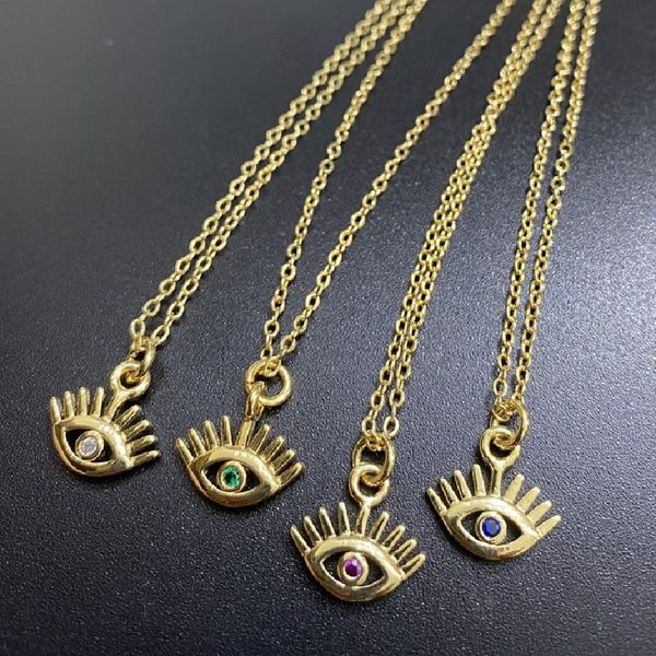 chains copper evil eye pendant necklace 45cm link o chain turkey charm clavicle collar fashion jewelry for girl, Silver
chains copper evil eye pendant necklace 45cm link o chain turkey charm clavicle collar fashion jewelry for girl, Silver