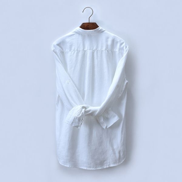 2021 italy style 100% linen long sleeve breathable turn down collar shirt men brand clothing camisa shirts chemise homme jlyh, White
2021 italy style 100% linen long sleeve breathable turn down collar shirt men brand clothing camisa shirts chemise homme jlyh, White