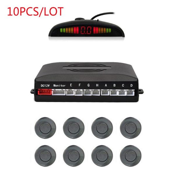 car rear view cameras& parking sensors 10pcs reverse radar system with 8 distance detection + led display sound warning (gray)
car rear view cameras& parking sensors 10pcs reverse radar system with 8 distance detection + led display sound warning (gray)