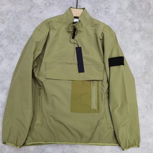 light and thin versatile solid color men's jackets breathable mesh motion outerwear multi pocket stand collar couple coats fashion embr, Black;brown
light and thin versatile solid color men's jackets breathable mesh motion outerwear multi pocket stand collar couple coats fashion embr, Black;brown