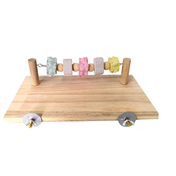 other bird supplies wood platform with chewing toys for hamster chinchilla calcium nutrition c63b
other bird supplies wood platform with chewing toys for hamster chinchilla calcium nutrition c63b