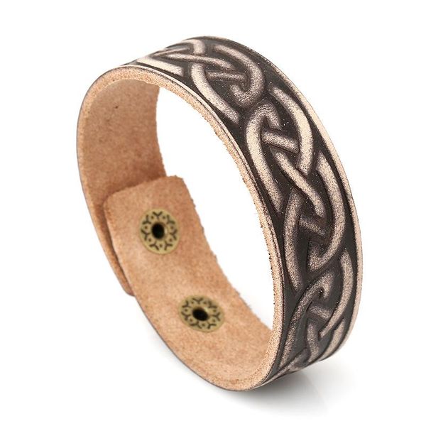 tennis retro brown printed genuine leather men's bracelet adjustable button cowhide bangle vintage punk rock jewelry, Golden;silver
tennis retro brown printed genuine leather men's bracelet adjustable button cowhide bangle vintage punk rock jewelry, Golden;silver