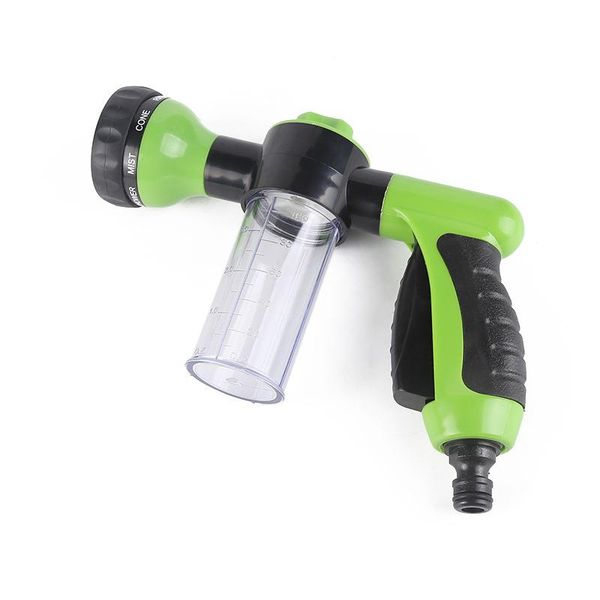 water gun & snow foam lance garden hose nozzle, high pressure car wash spray nozzle 8 way modes with 100ml soap dispenser bottle
water gun & snow foam lance garden hose nozzle, high pressure car wash spray nozzle 8 way modes with 100ml soap dispenser bottle